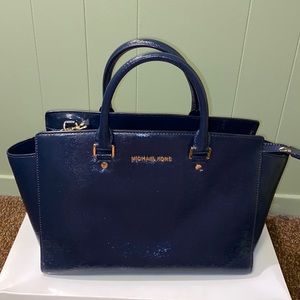 Michael Kors Selma Medium Saffiano Leather Satchel